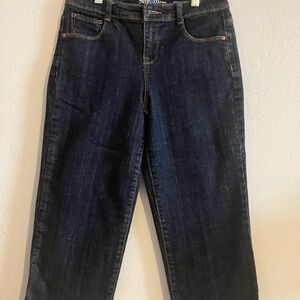 Style & Co. Women's Dark Indigo Straight Leg Jeans